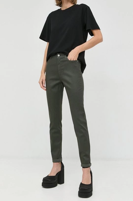 Γυναικεία Υφασμάτινα Παντελόνι Marella πράσινο, 1 Γυναικεία Υφασμάτινα Παντελόνι Marella πράσινο,