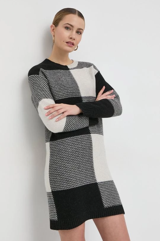 Γυναικεία Φορέματα Φόρεμα με μείγμα κασμίρι Marella πολύχρωμο 4 Γυναικεία Φορέματα Φόρεμα με μείγμα κασμίρι Marella πολύχρωμο - Image 4