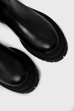 Γυναικεία Μπότες Δερμάτινες μπότες Marella Affix χρώμα: μαύρο -Φτηνός Marella Κατάστημα unnamed file 73