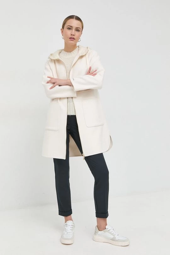 Γυναικεία Παλτά Μάλλινο παλτό Marella μπεζ, 2 Γυναικεία Παλτά Μάλλινο παλτό Marella μπεζ, - Image 2