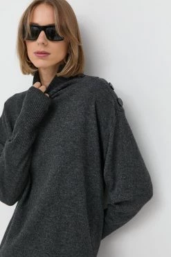 Γυναικεία Φορέματα Φόρεμα από μείγμα μαλλιού Marella γκρι, -Φτηνός Marella Κατάστημα unnamed file 77