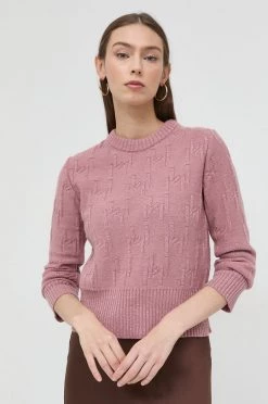 Γυναικεία Χωρίς φερμουάρ Μάλλινο πουλόβερ Marella χρώμα: ροζ, 9 Γυναικεία Χωρίς φερμουάρ Μάλλινο πουλόβερ Marella χρώμα: ροζ, -Φτηνός Marella Κατάστημα unnamed file 779