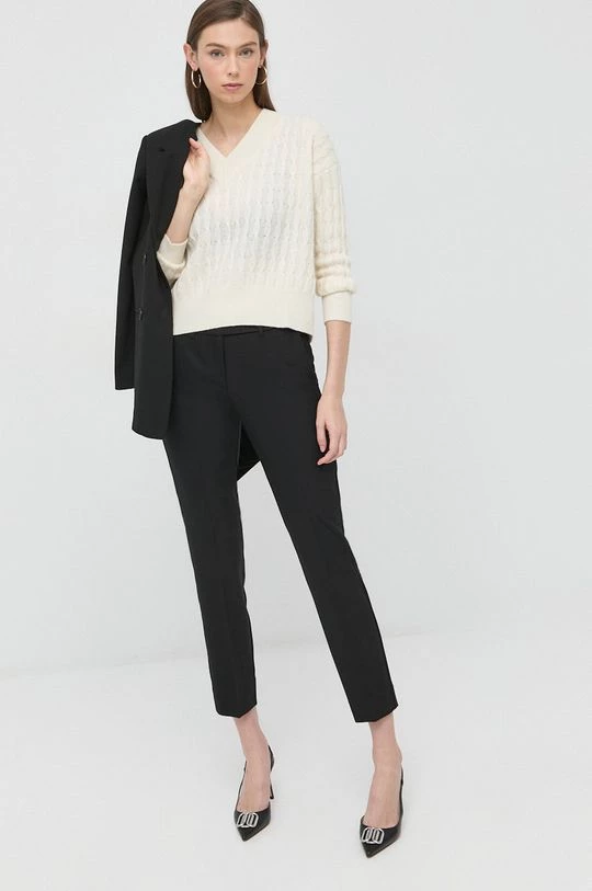 Γυναικεία Χωρίς φερμουάρ Μάλλινο πουλόβερ Marella χρώμα: μπεζ, 2 Γυναικεία Χωρίς φερμουάρ Μάλλινο πουλόβερ Marella χρώμα: μπεζ, - Image 2