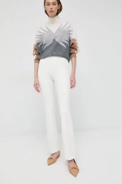 Γυναικεία Υφασμάτινα Παντελόνι Marella μπεζ,