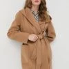 Γυναικεία Παλτά Μάλλινο παλτό Marella μπεζ,